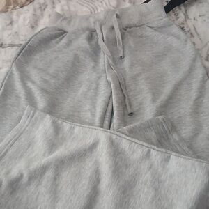 Gray Sweatpants Womens Wide Leg W/pockets